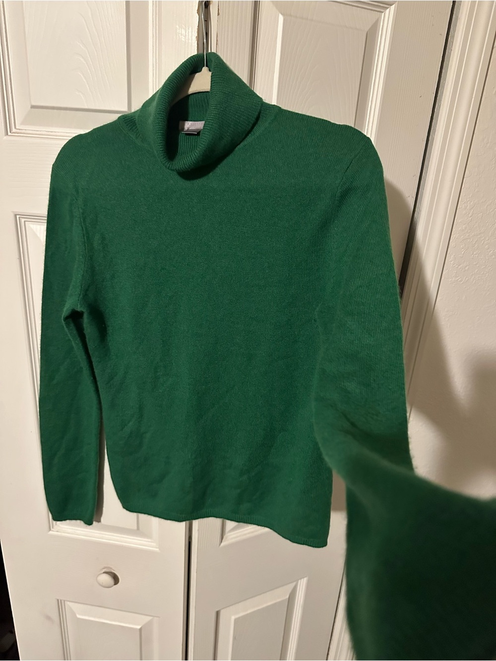 Cashmere By Charter Club Green Turtleneck Sweater - Cozy 💯 Cashmere Pullover